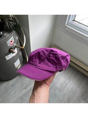 Purple / Pink Vintage Y2K Boxy / Newsboy / Skater Cap / Hat